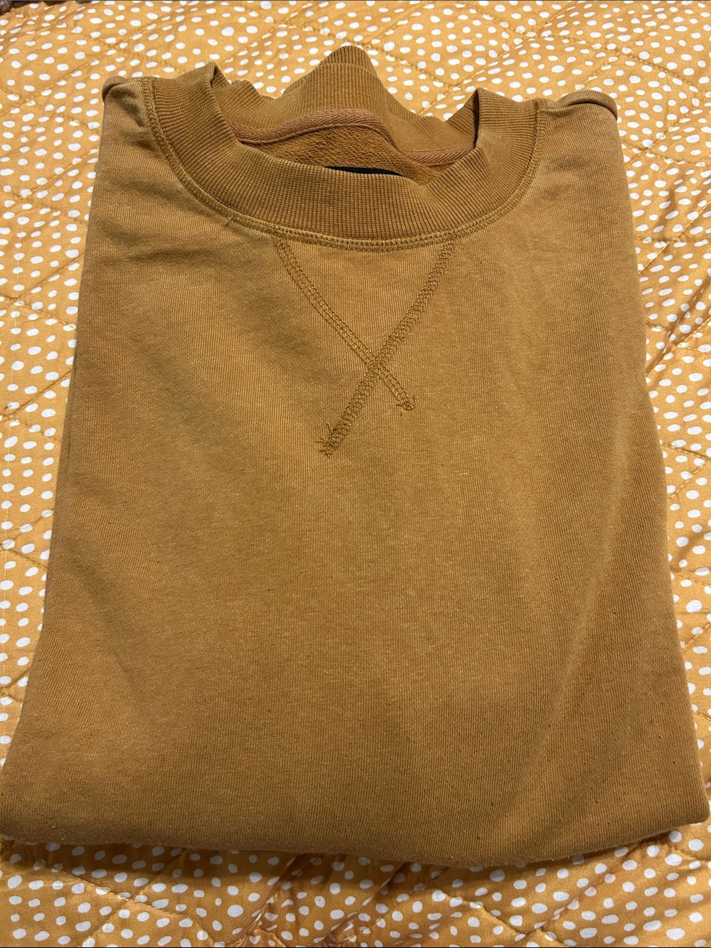 Original Use Men's Crewneck Sweatshirt - Mustard Brown